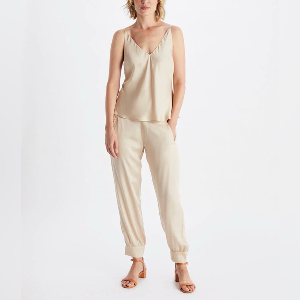 NWT Neu Nomads Allie Ankle Pants in Champagne